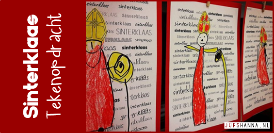 Betere JufShanna.nl: Thema Sinterklaas - tekenopdracht GS-11