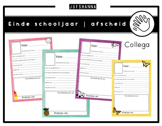 Einde schooljaar | Afscheid collega