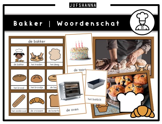 Thema bakker | Woordenschatpakket