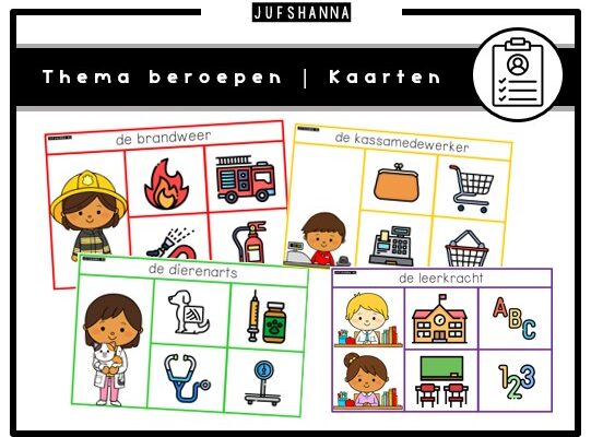 Thema beroepen | Kaarten per beroep
