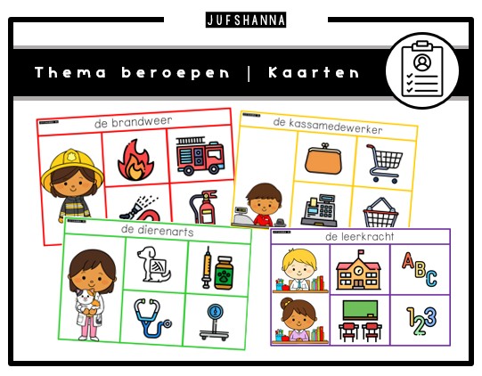 Thema beroepen | Kaarten per beroep