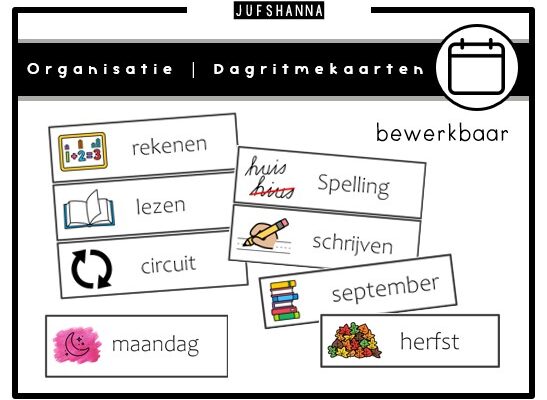 Organisatie | Dagritmekaarten