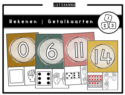 Rekenen | Getalkaarten 0 t/m 20
