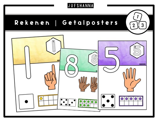 Rekenen | Getalkaarten 0 t/m 10