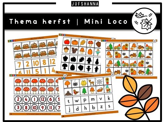 Thema herfst | Loco kaarten
