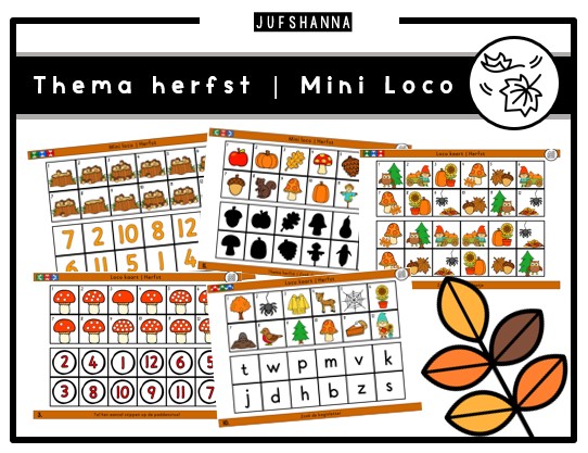 Thema herfst | Loco kaarten