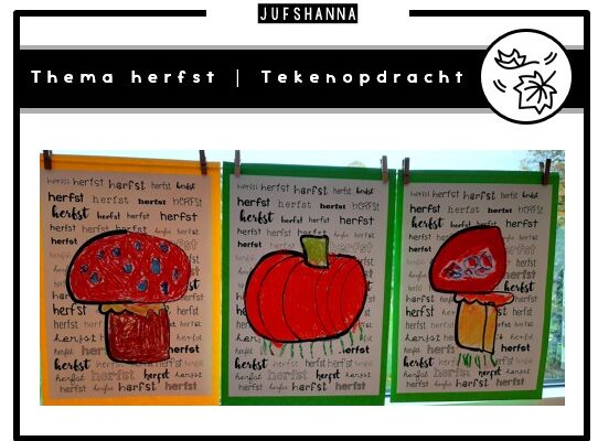 Thema herfst | Tekenopdracht