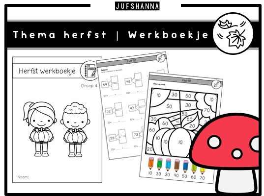 Thema herfst | Werkboekje groep 4