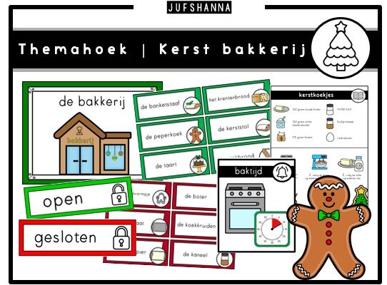 Themahoek | Kerst bakkerij