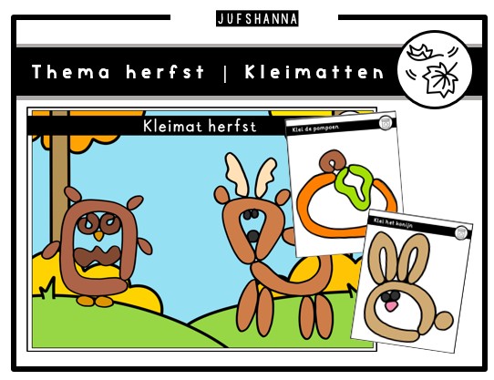 Thema herfst | Kleikaarten