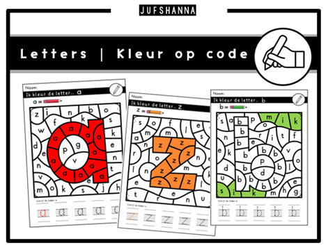 Letters | Kleur op code
