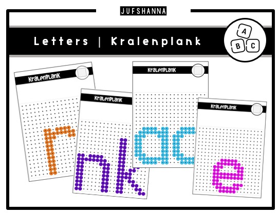 Letters | Kralenplankvoorbeelden