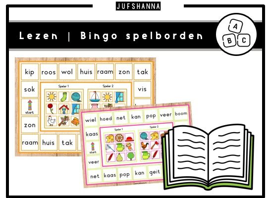 Lezen | Bingo spelborden