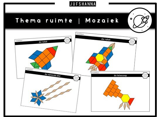 Thema ruimte | Mozaïekkaarten