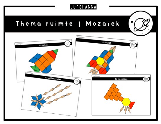 Thema ruimte | Mozaïekkaarten