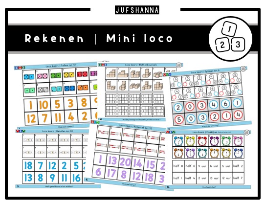 Rekenen | 20 Loco kaarten