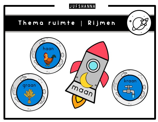 Thema ruimte | Rijmen met raketten