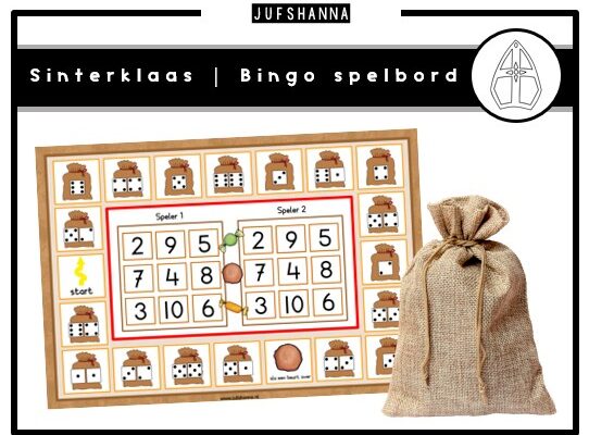 Thema Sinterklaas | Bingo spelbord