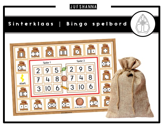 Thema Sinterklaas | Bingo spelbord