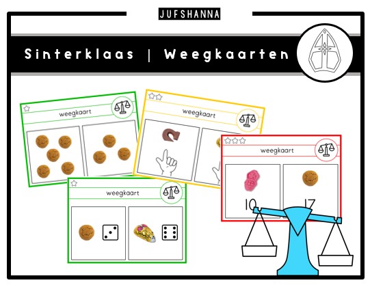 Thema Sinterklaas | Weegkaarten