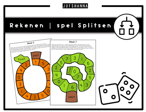 Rekenen | spellen splitsing 5 t/m 10