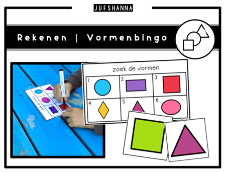 Rekenen | Vormenbingo