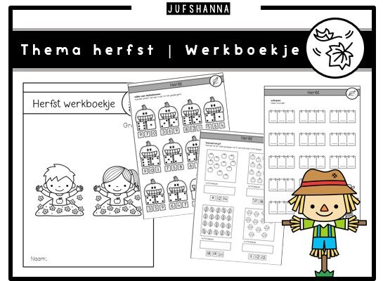 Thema herfst | Werkboekje groep 3