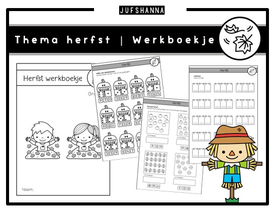 Thema herfst | Werkboekje groep 3