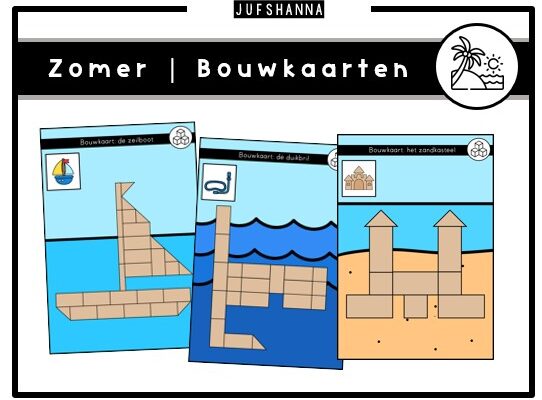 Thema zomer | Bouwkaarten