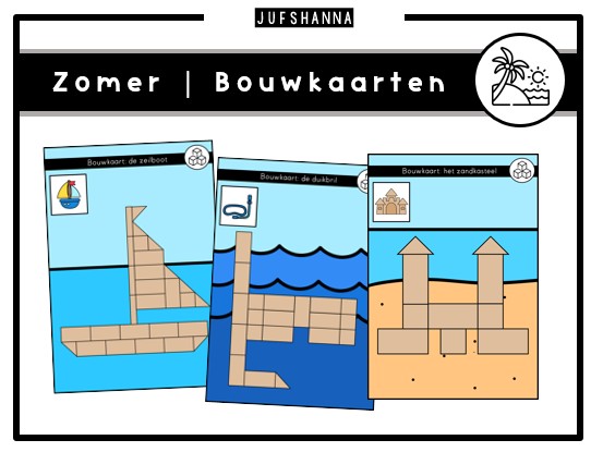 Thema zomer | Bouwkaarten